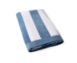 Serviette pour la plage en coton absorbant de 420 g/m² et 80 x 160 cm couleur bleu