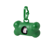 Distributeur de 15 sacs pour animaux en forme d’os couleur vert