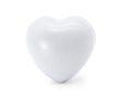 Anti-stress en forme de cœur de plusieurs couleurs à personnaliser couleur blanc