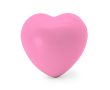 Anti-stress en forme de cœur de plusieurs couleurs à personnaliser couleur rose