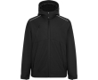 Parka sportive matelassée avec détails réfléchissants Roly Emin couleur noir