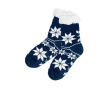Chaussettes antidérapantes personnalisées de Noël Cozy Xmas couleur bleu marine