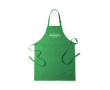 Tablier en coton et polyester avec double poche avant couleur vert