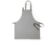 Tablier en toile de coton avec plusieurs poches 340 g/m² couleur gris