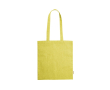 Tote bag avec logo en coton recyclé pas cher 8kg 120 g/m2 Eco Recycle couleur jaune