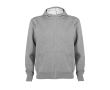 Sweat-shirt avec capuche 280 g/m² Roly Direct Montblanc couleur gris clair