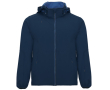 Softshell 2 couches avec capuche et poches zippées Roly Direct Siberia couleur bleu marine