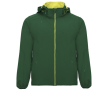 Softshell 2 couches avec capuche et poches zippées Roly Direct Siberia couleur vert bouteille