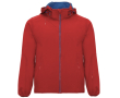 Softshell 2 couches avec capuche et poches zippées Roly Direct Siberia couleur rouge