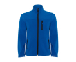 Veste softshell avec zip 300 g/m² Roly Direct Antartida couleur bleu roi