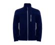 Veste softshell avec zip 300 g/m² Roly Direct Antartida couleur bleu marine