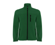 Veste softshell avec zip 300 g/m² Roly Direct Antartida couleur vert bouteille