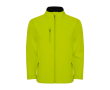 Veste softshell à 2 couches 300 g/m² Roly Direct Nebraska couleur vert lime