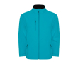 Veste softshell à 2 couches 300 g/m² Roly Direct Nebraska couleur bleu lagon