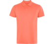 Polo unisexe piqué avec col à boutons 210 g/m² Roly Direct Wos couleur corail