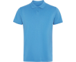 Polo unisexe piqué avec col à boutons 210 g/m² Roly Direct Wos couleur turquoise