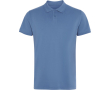 Polo unisexe piqué avec col à boutons 210 g/m² Roly Direct Wos couleur bleu riviera