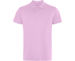Polo unisexe piqué avec col à boutons 210 g/m² Roly Direct Wos couleur rose clair