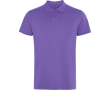 Polo unisexe piqué avec col à boutons 210 g/m² Roly Direct Wos couleur lilas