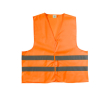 Gilet haute visibilité en polyester jaune ou orange, taille M couleur orange fluorescent