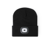 Bonnet d’hiver pour l’extérieur avec éclairage LED intégré couleur noir