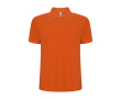 Polo en tissu piqué 220 g/m² Roly Direct Pegaso Premium couleur orange