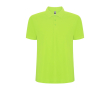 Polo en tissu piqué 220 g/m² Roly Direct Pegaso Premium couleur vert fluorescent