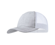 Casquette en polyester avec maille colorée à l’arrière couleur blanc