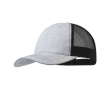 Casquette en polyester avec maille colorée à l’arrière couleur noir