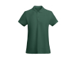Polo pour femme en coton organique 210 g/m² Roly Direct Prince couleur vert bouteille