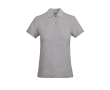 Polo pour femme en coton organique 210 g/m² Roly Direct Prince couleur gris clair