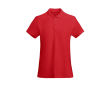 Polo pour femme en coton organique 210 g/m² Roly Direct Prince couleur rouge