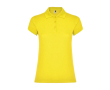 Polo en coton piqué pour femme 200 g/m² Roly Direct Star couleur jaune
