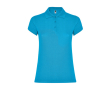 Polo en coton piqué pour femme 200 g/m² Roly Direct Star couleur turquoise