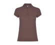 Polo en coton piqué pour femme 200 g/m² Roly Direct Star couleur rouge désaturé