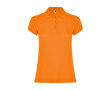 Polo en coton piqué pour femme 200 g/m² Roly Direct Star couleur orange