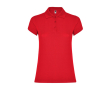 Polo en coton piqué pour femme 200 g/m² Roly Direct Star couleur rouge