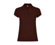 Polo en coton piqué pour femme 200 g/m² Roly Direct Star couleur marron foncé