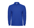 Polo en coton à manches longues 220 g/m² Roly Direct Estrella couleur bleu roi