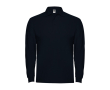 Polo en coton à manches longues 220 g/m² Roly Direct Estrella couleur bleu marine