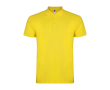 Polo pour homme en coton piqué 200 g/m² Roly Direct Star couleur jaune
