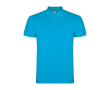 Polo pour homme en coton piqué 200 g/m² Roly Direct Star couleur turquoise