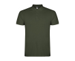 Polo pour homme en coton piqué 200 g/m² Roly Direct Star couleur vert foncé