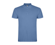 Polo pour homme en coton piqué 200 g/m² Roly Direct Star couleur bleu riviera
