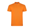 Polo pour homme en coton piqué 200 g/m² Roly Direct Star couleur orange