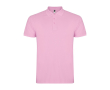 Polo pour homme en coton piqué 200 g/m² Roly Direct Star couleur rose clair 