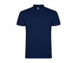 Polo pour homme en coton piqué 200 g/m² Roly Direct Star couleur bleu marine