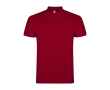 Polo pour homme en coton piqué 200 g/m² Roly Direct Star couleur grenat