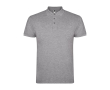 Polo pour homme en coton piqué 200 g/m² Roly Direct Star couleur gris clair