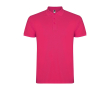Polo pour homme en coton piqué 200 g/m² Roly Direct Star couleur rose